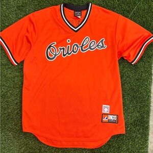 Baltimore Orioles Cal Ripken Jr Jersey Cooperstown Collection Size L Majestic